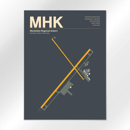 MHK Airport Diagram