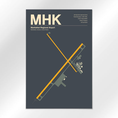 MHK Airport Diagram