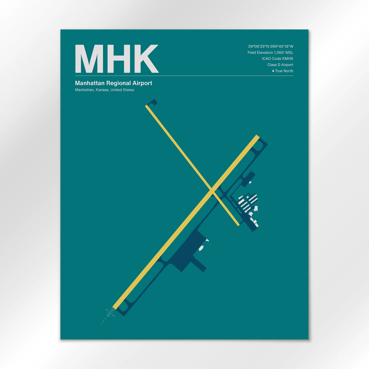 MHK Airport Diagram