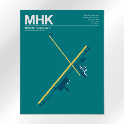 MHK Airport Diagram