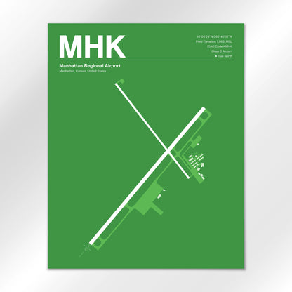 MHK Airport Diagram