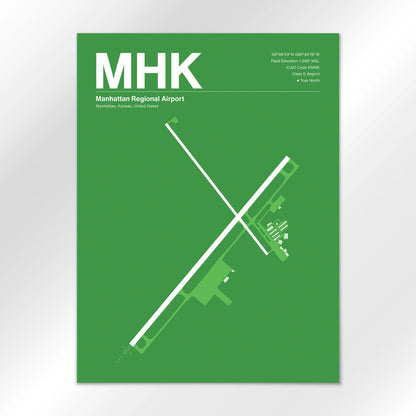 MHK Airport Diagram