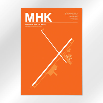 MHK Airport Diagram
