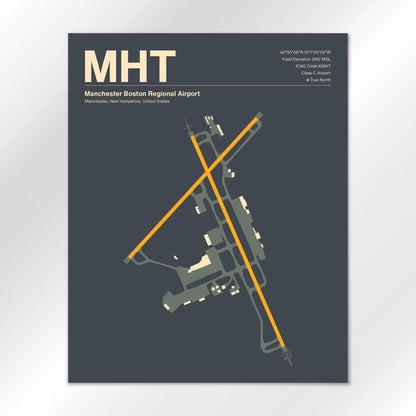 MHT | Manchester - Mid - Century Slate - 16×20" - No Frame
