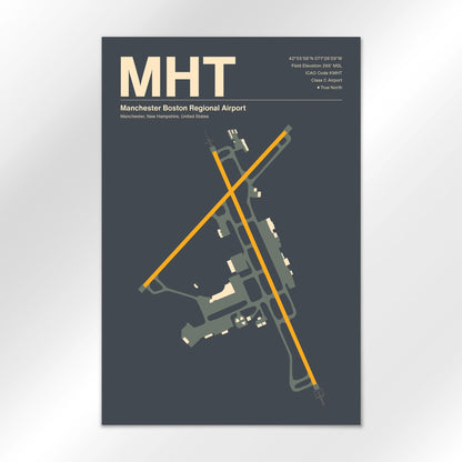 MHT | Manchester - Mid - Century Slate - 24×36" - No Frame