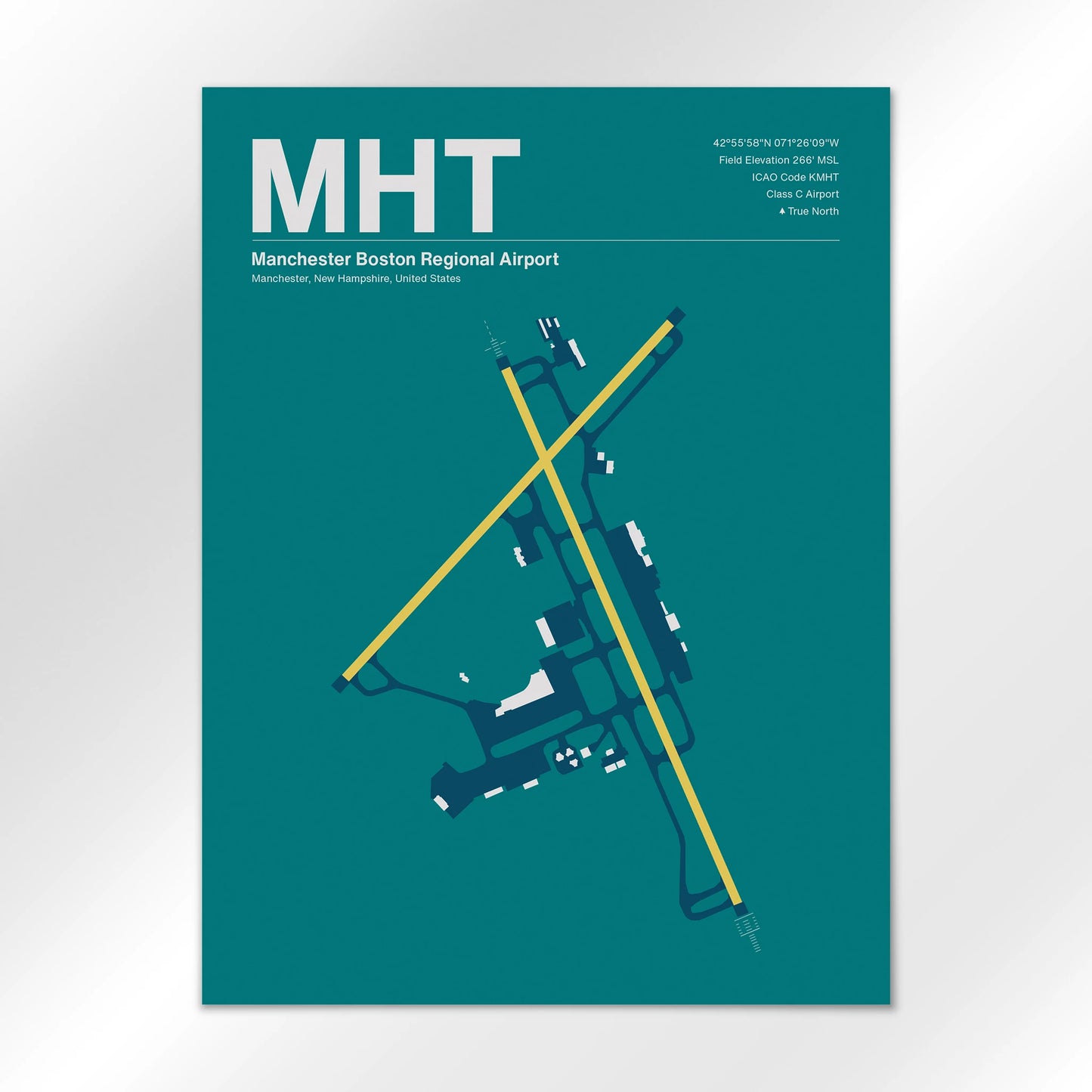 MHT | Manchester - Mid - Century Moss - 18×24" - No Frame