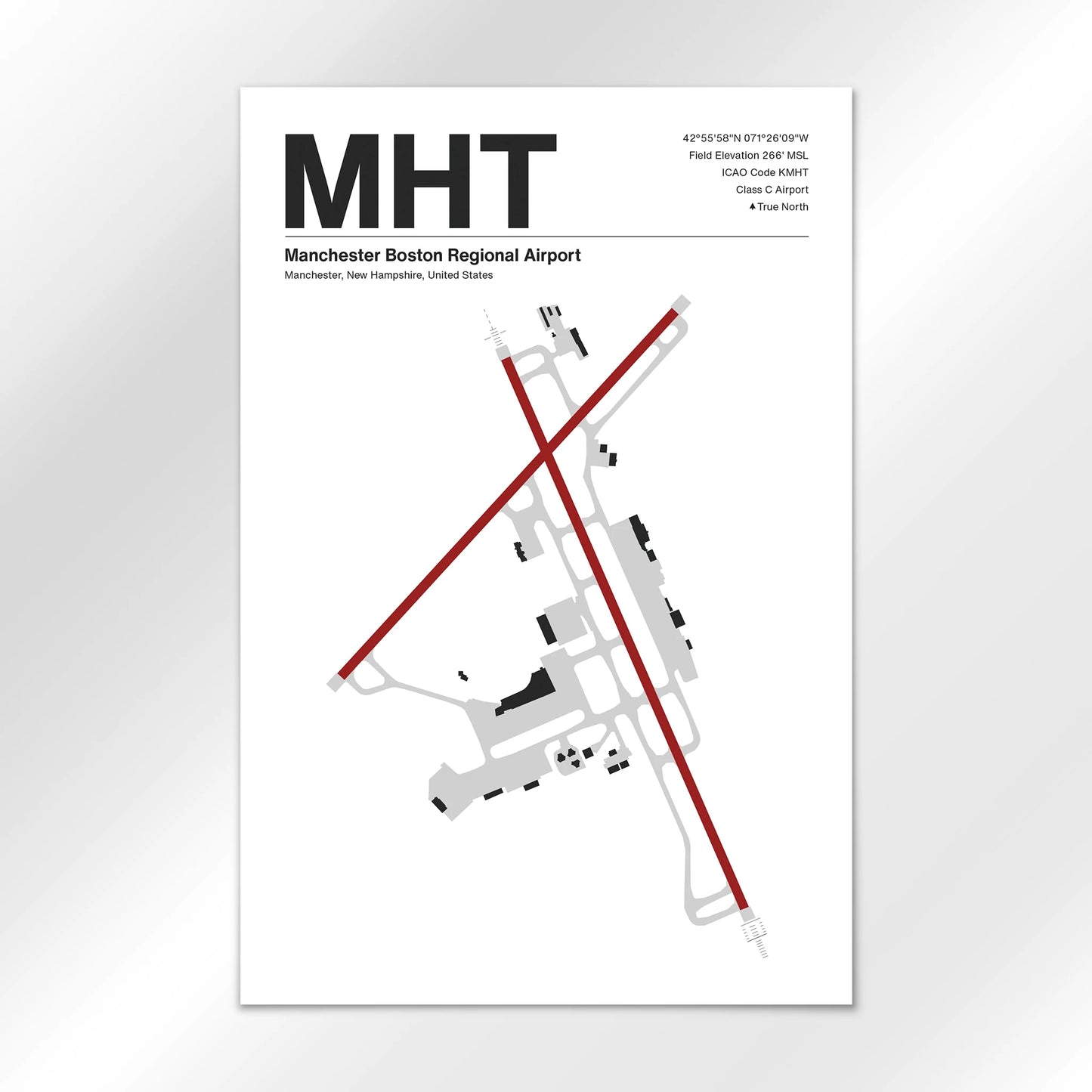 MHT | Manchester - Mid - Century Modern - 12×18" - No Frame