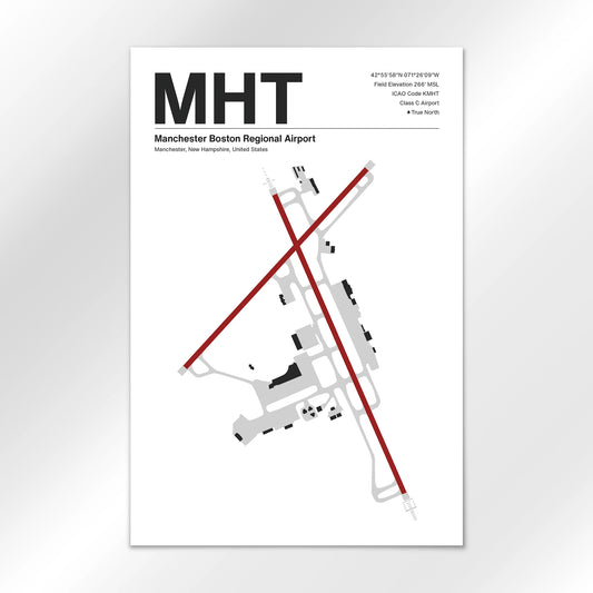 MHT | Manchester - Mid - Century Modern - 12×18" - No Frame