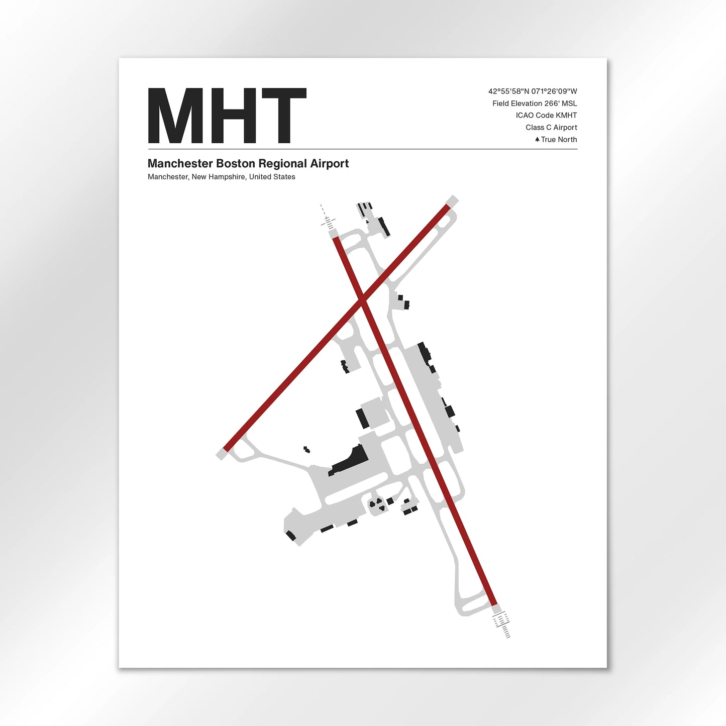 MHT | Manchester - Mid - Century Modern - 16×20" - No Frame