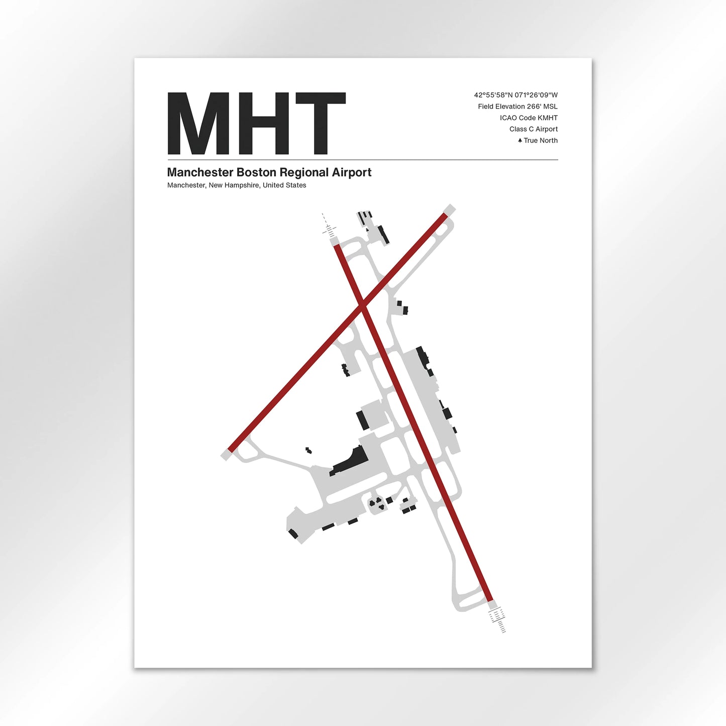 MHT | Manchester - Mid - Century Modern - 18×24" - No Frame
