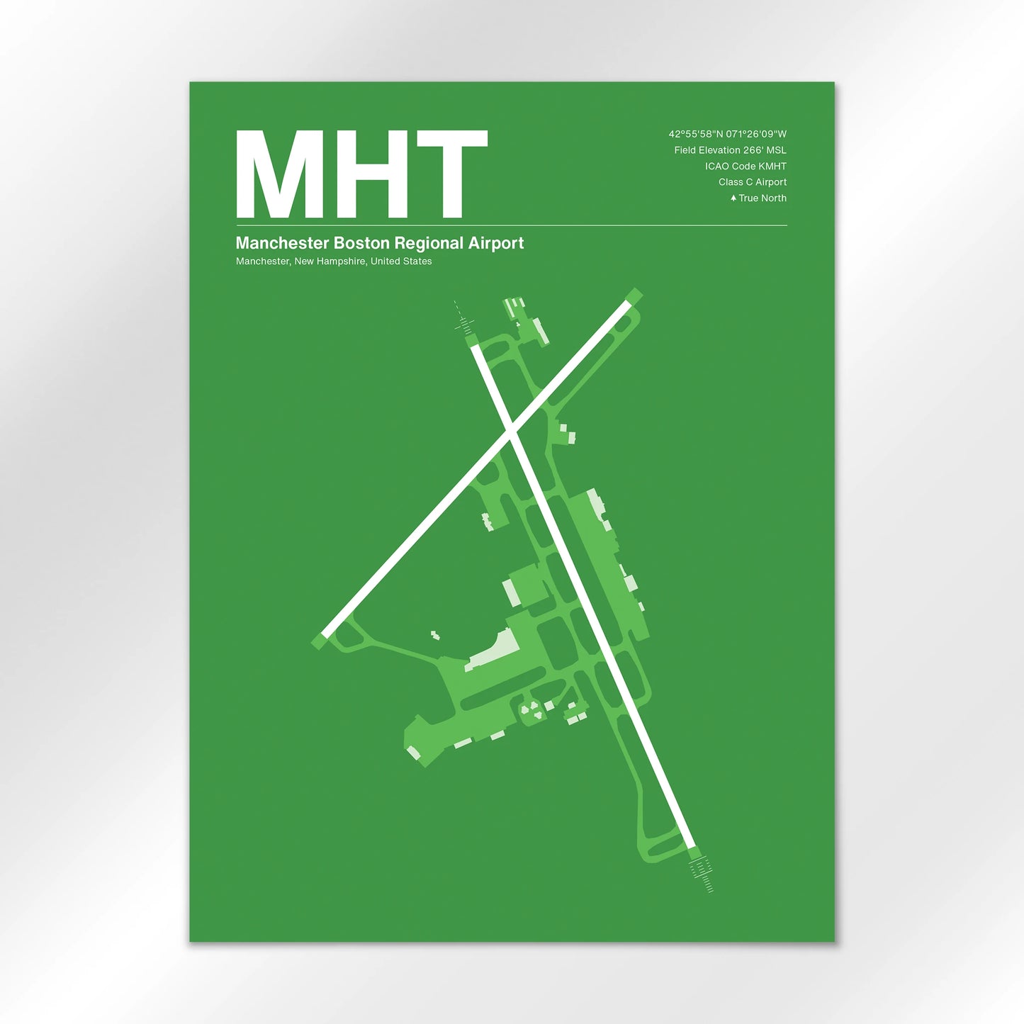 MHT | Manchester - Overland Green - 18×24" - No Frame