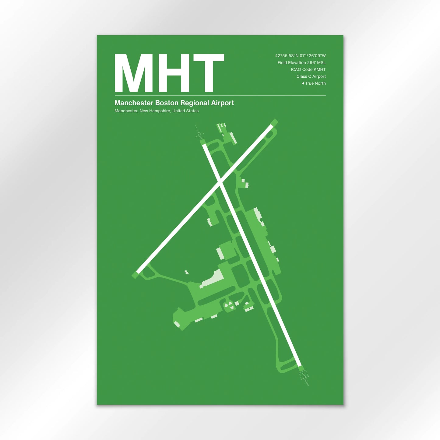 MHT | Manchester - Overland Green - 24×36" - No Frame