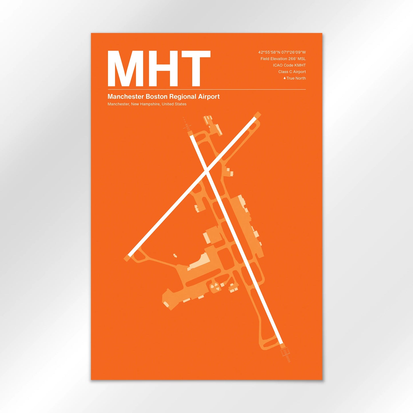 MHT | Manchester - Sunset Orange - 24×36" - No Frame