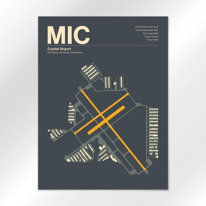 MIC Airport Diagram