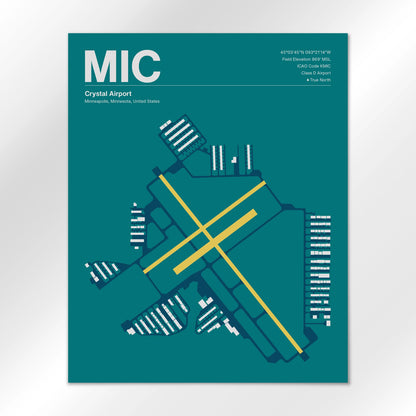 MIC Airport Diagram