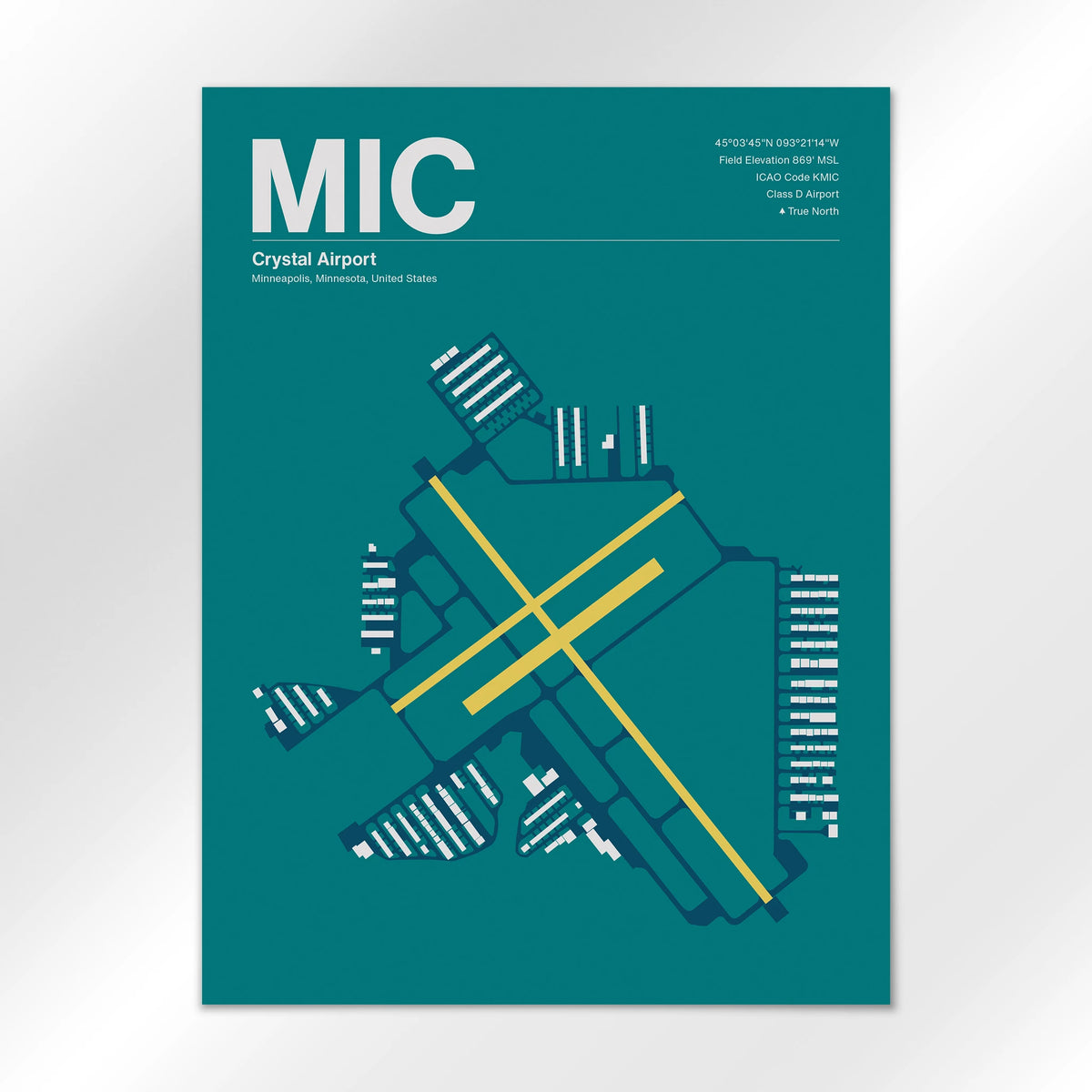 MIC Airport Diagram