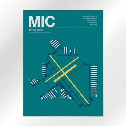 MIC Airport Diagram