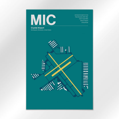 MIC Airport Diagram