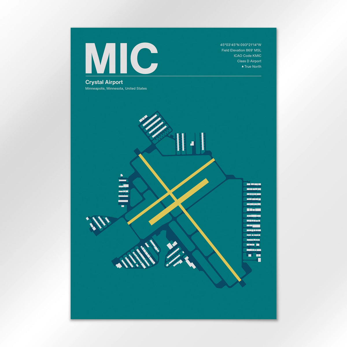 MIC Airport Diagram