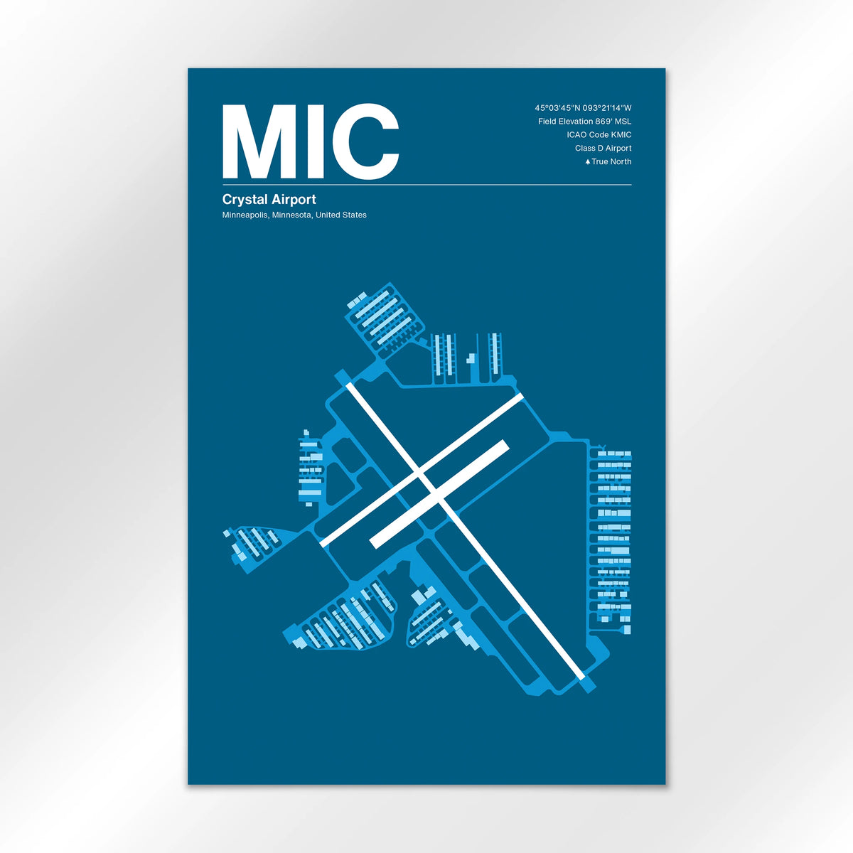 MIC Airport Diagram