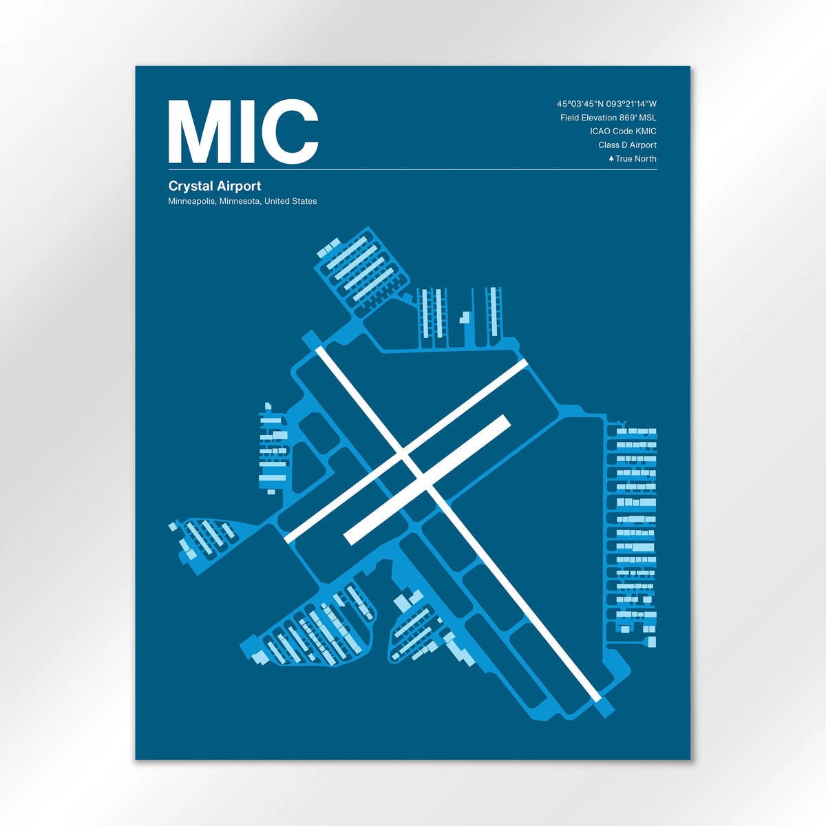 MIC Airport Diagram