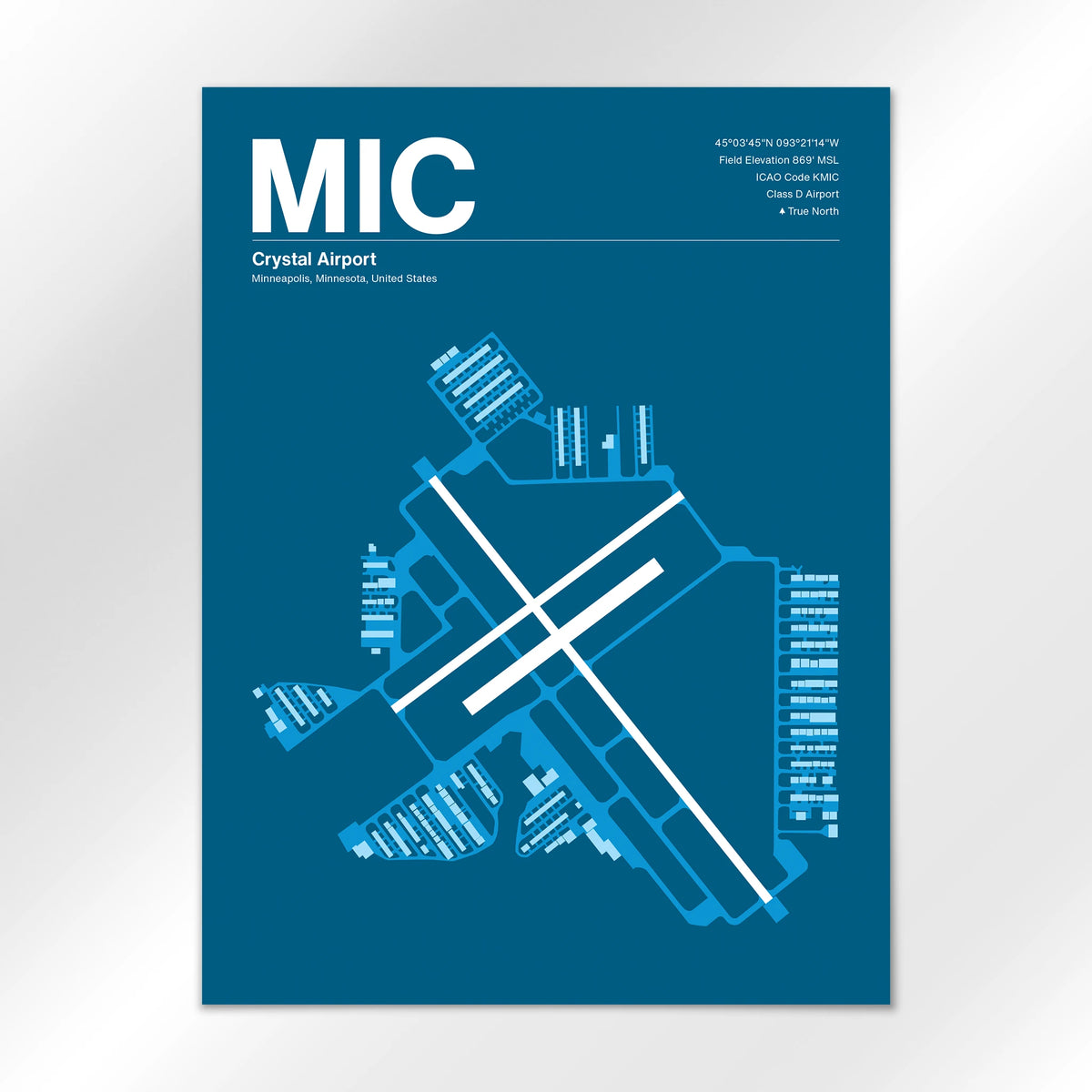 MIC Airport Diagram