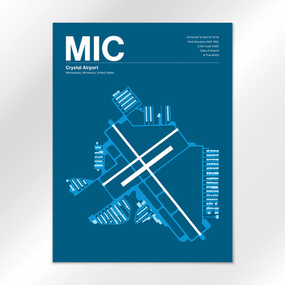 MIC Airport Diagram