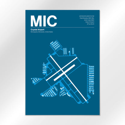 MIC Airport Diagram