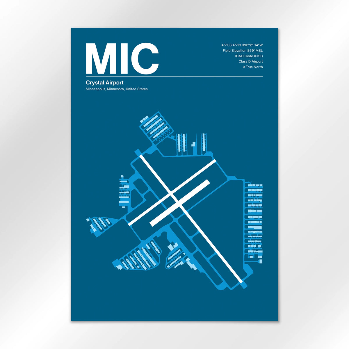 MIC Airport Diagram