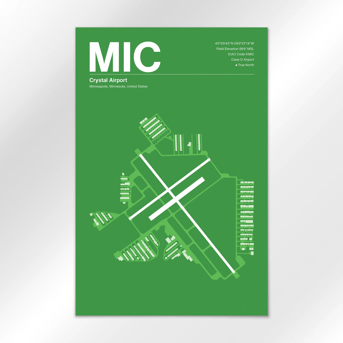 MIC Airport Diagram