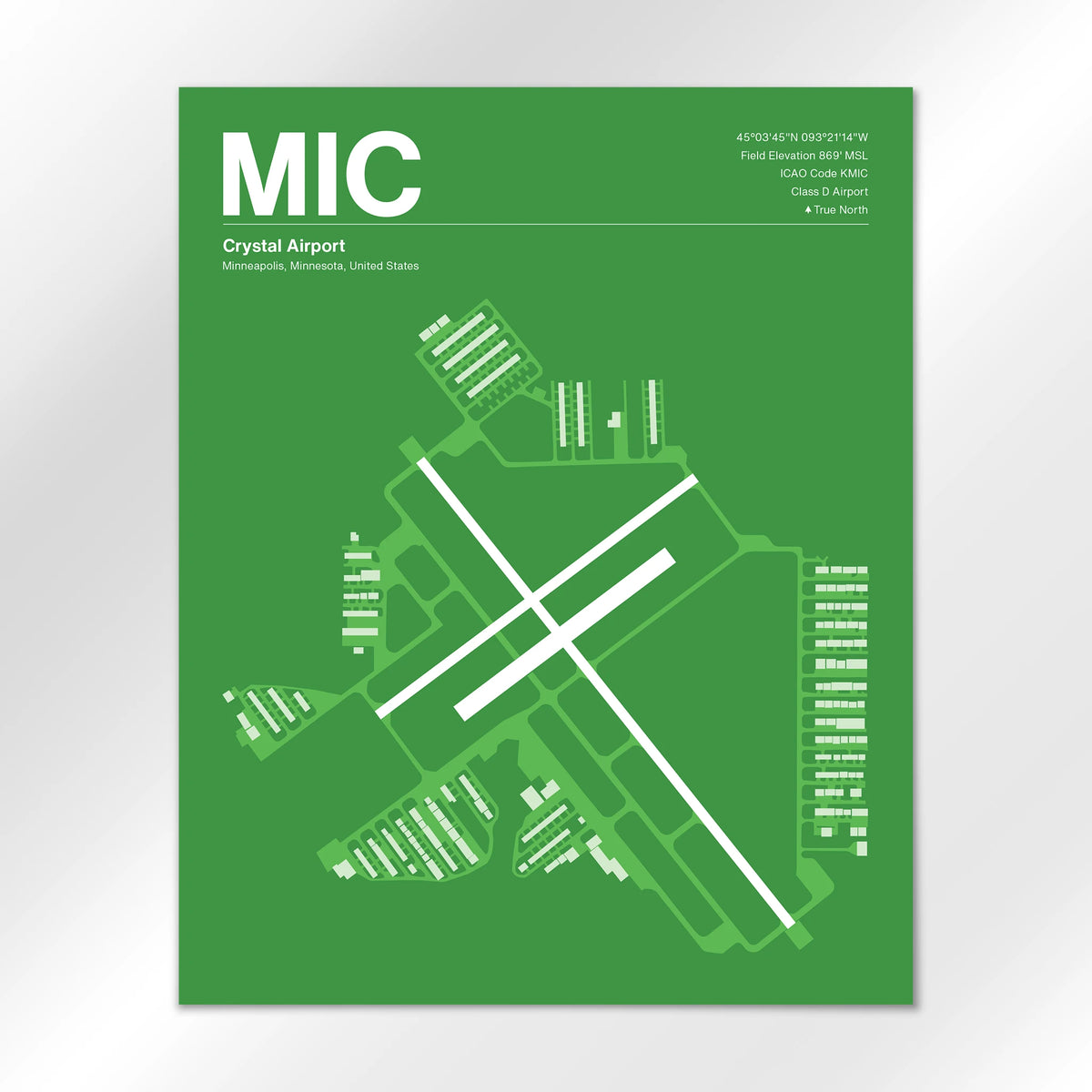 MIC Airport Diagram