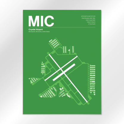 MIC Airport Diagram