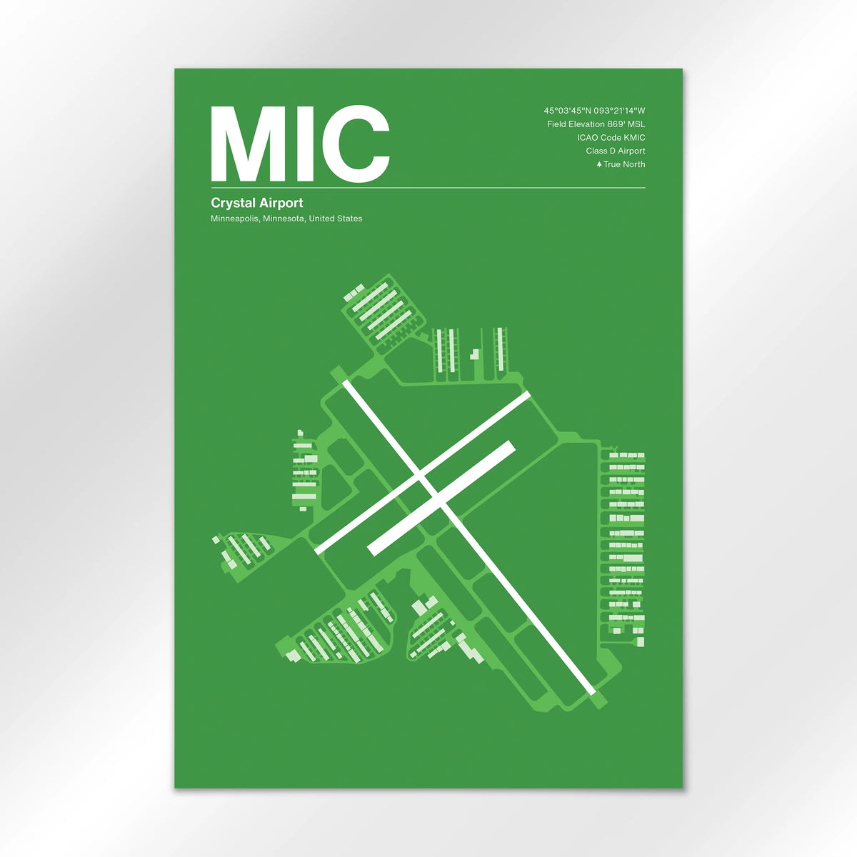 MIC Airport Diagram