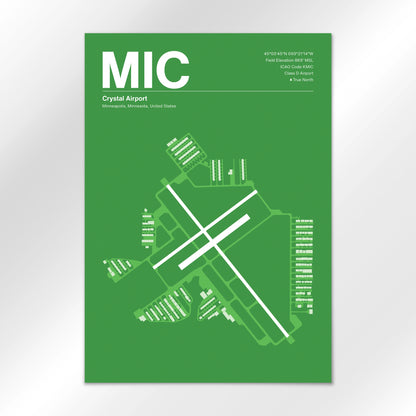 MIC Airport Diagram