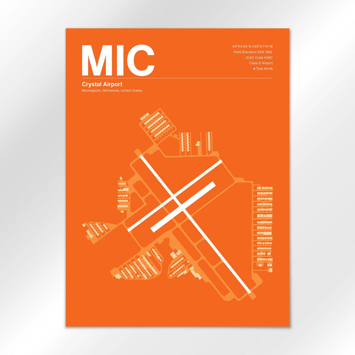 MIC Airport Diagram