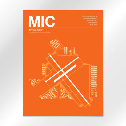 MIC Airport Diagram