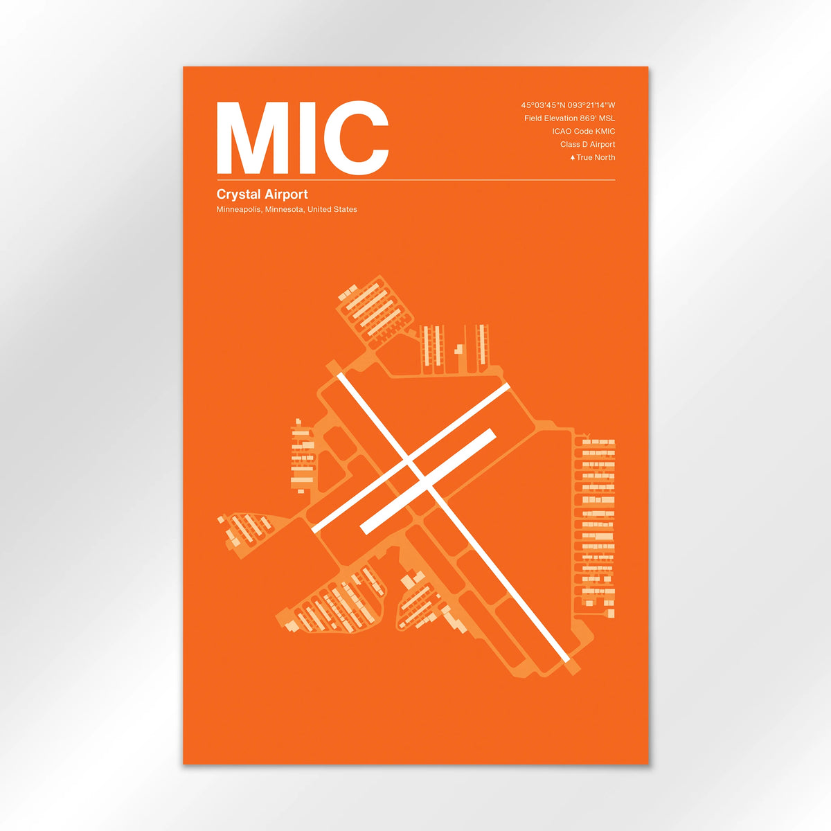MIC Airport Diagram