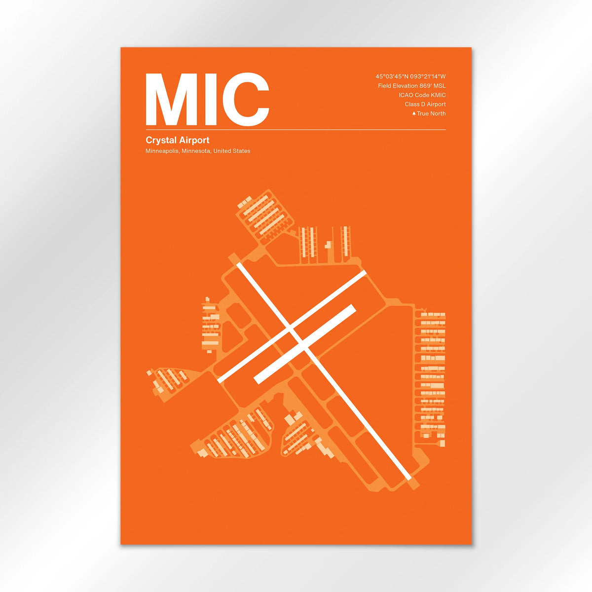 MIC Airport Diagram