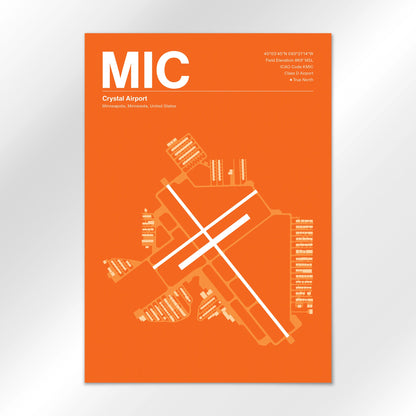 MIC Airport Diagram