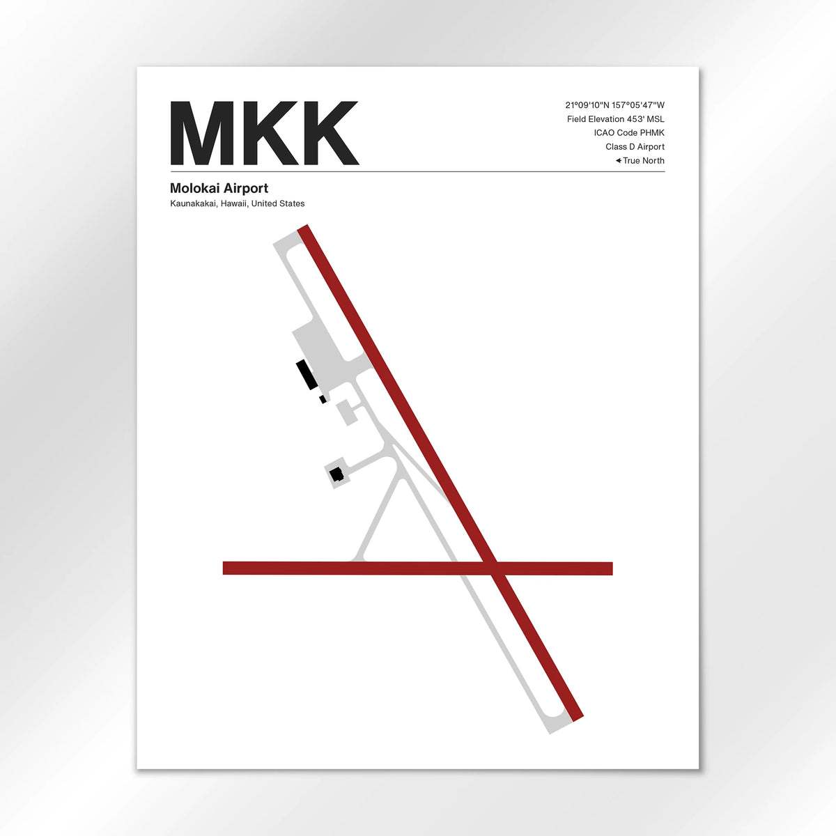 MKK Airport Diagram