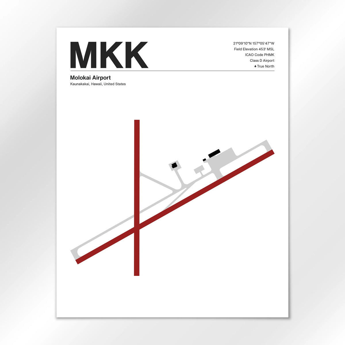 MKK Airport Diagram