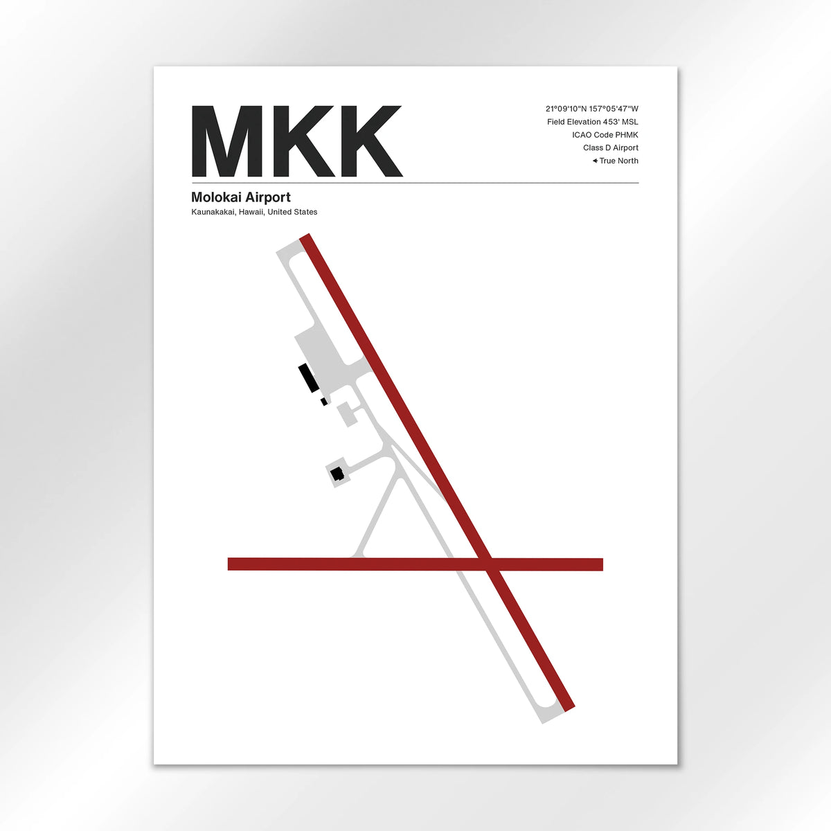 MKK Airport Diagram