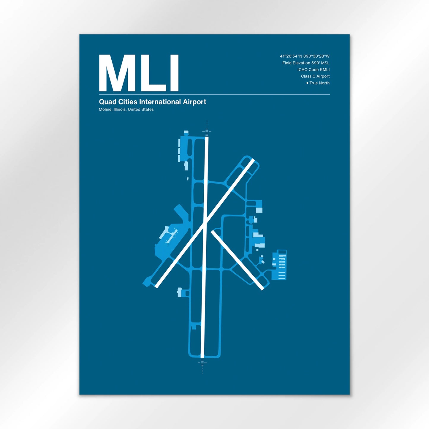 MLI Airport Diagram