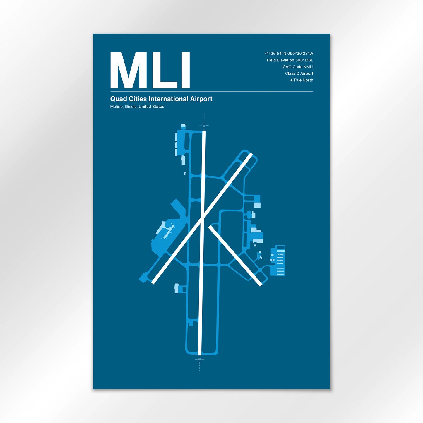 MLI Airport Diagram