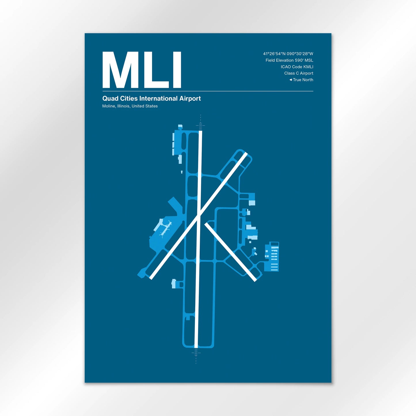 MLI Airport Diagram