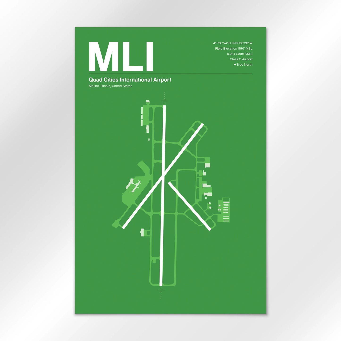 MLI Airport Diagram
