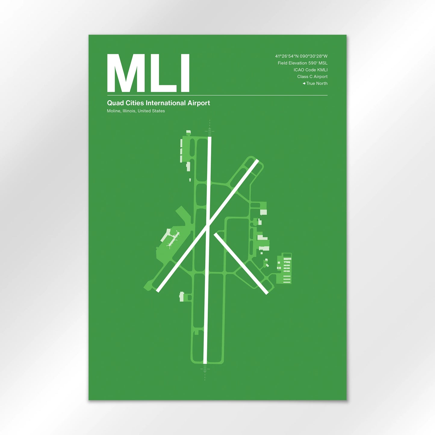 MLI Airport Diagram
