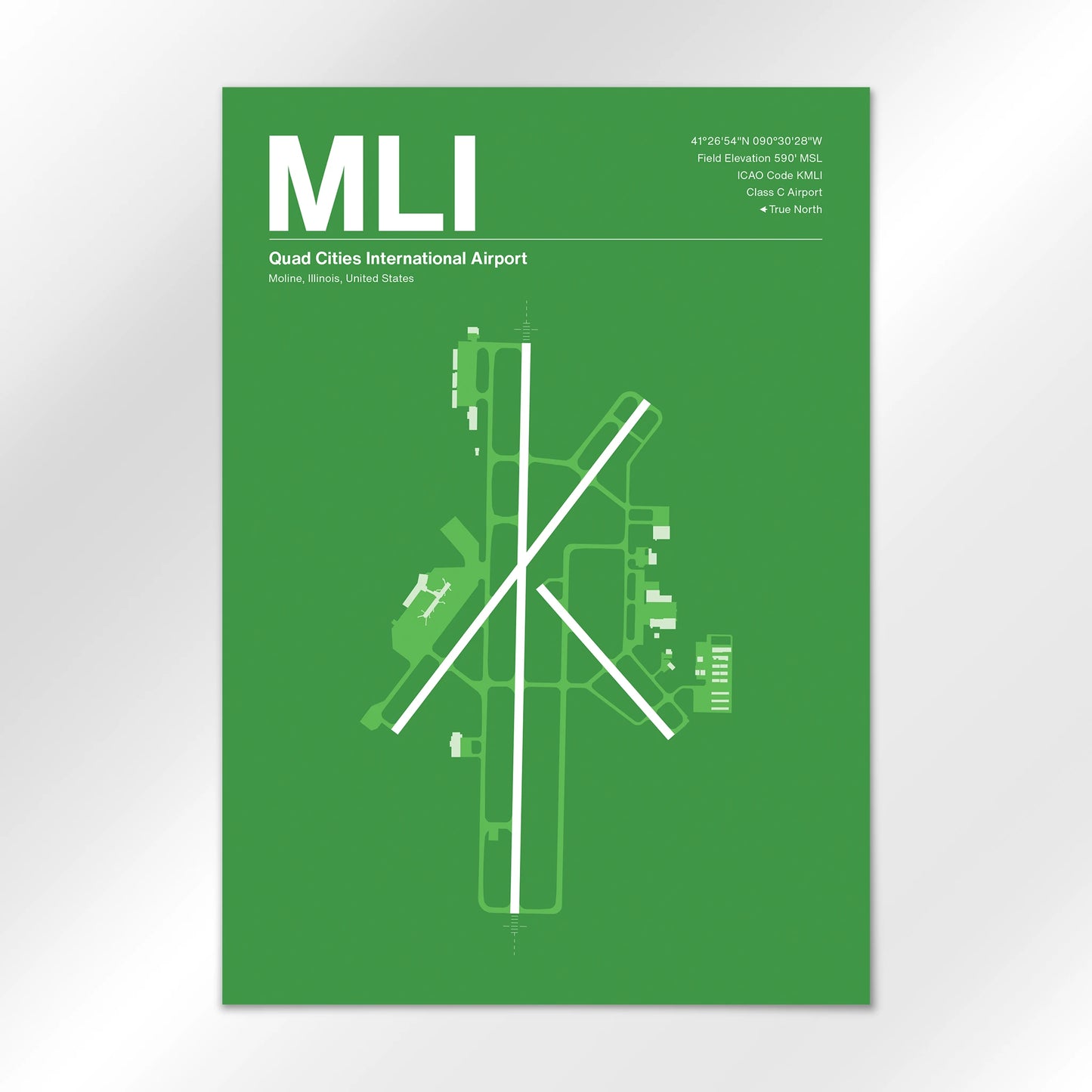 MLI Airport Diagram