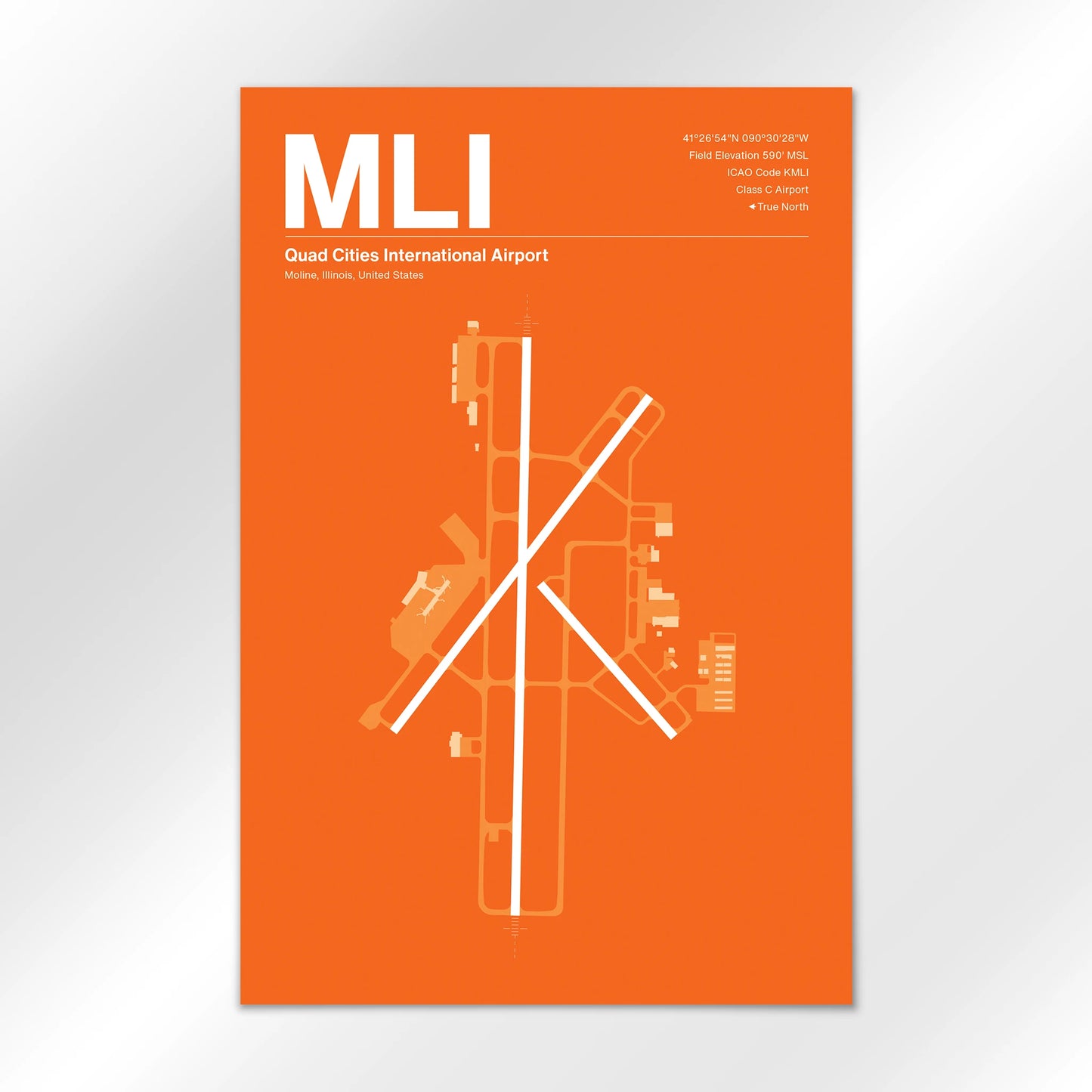 MLI Airport Diagram