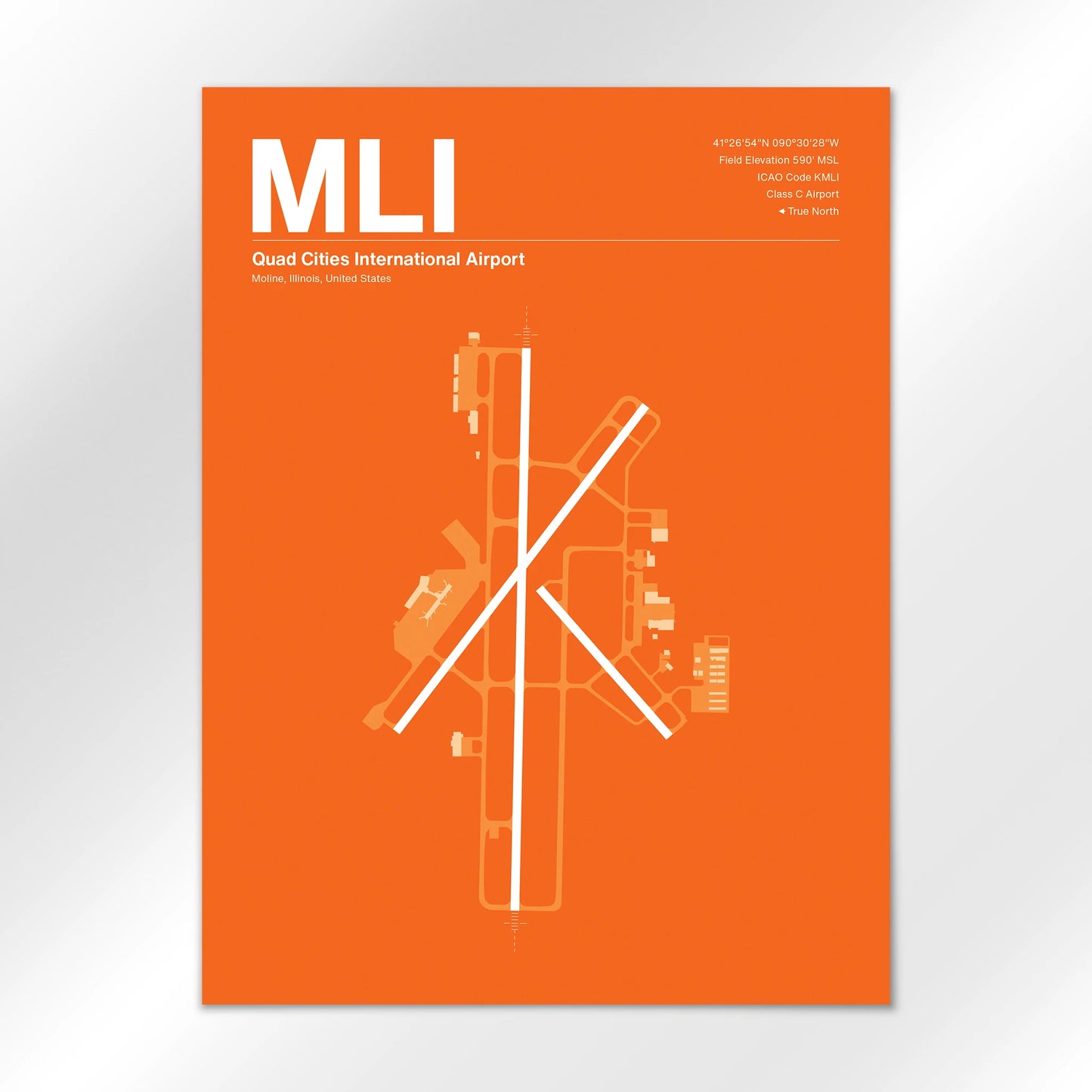 MLI Airport Diagram